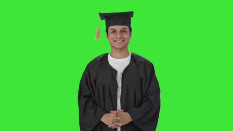 Happy-Indian-student-getting-pass-out-from-college-Green-screen