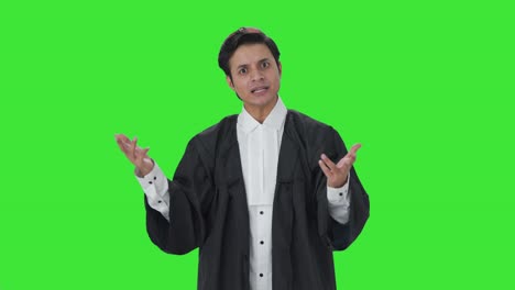 Angry-Indian-lawyer-shouting-on-someone-Green-screen