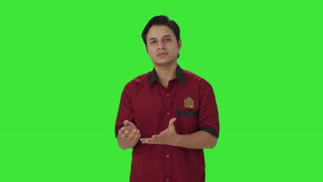 Guilty-Indian-house-keeper-saying-sorry-and-apologizing-Green-screen