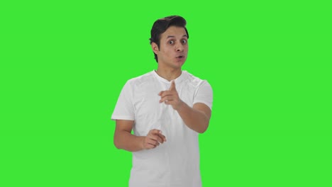 Happy-Indian-man-talking-to-the-camera-Green-screen