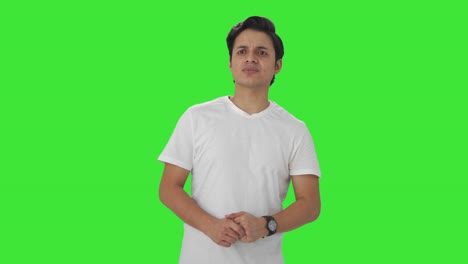 Angry-Indian-man-waiting-for-someone-Green-screen