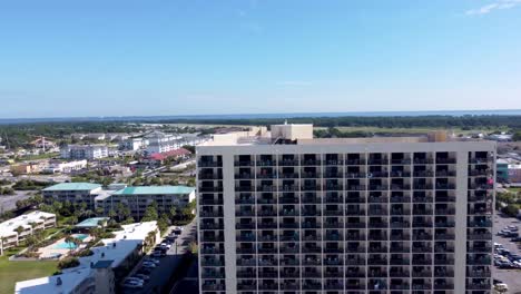 Beach-resort-aerial-view-zoom-out-cinematic-shot