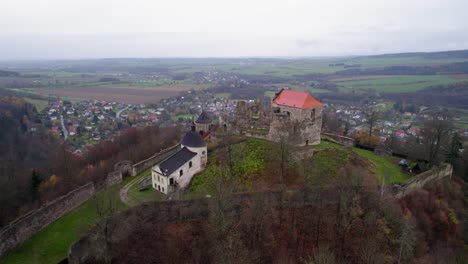 Potstejn,-Tschechische-Burg-In-Europa