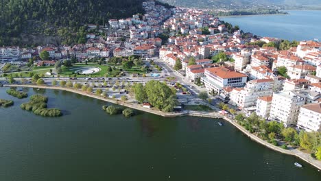 Overhead-Wonders:-Kastoria-Lake-Orestiada-in-4K-–-Aerial-Drone-Footage