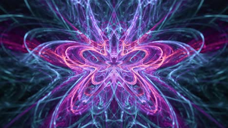 Energiefluss-Des-Spirituellen-Erwachens,-VJ-Musik,-Visuelle-Beats,-Fantasiewirbel,-Hypnotisches-Mandala,-Endlosschleife-Aus-Trippiger,-Komplizierter,-Fließender,-Geometrischer,-Fraktaler,-Abstrakter-Trance-Ekstase
