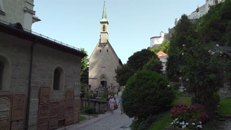 Salzburg-Archabbey-Tower-in-St.-Peter's-Abbey-Cemetery