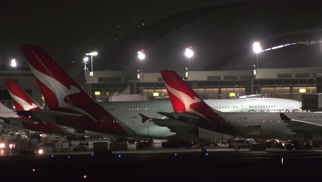 Qantas-Flüge-Am-Flughafen-Sydney