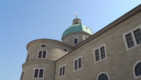 Grüne-Dachkuppel-Des-Salzburger-Doms