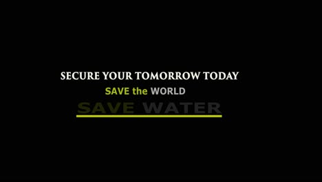Water-activism-campaign--water-conservation--message-against-pollution--World-water-day,-saving-water-quality-campaign-and-environmental-protection-concept