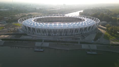 Cinematic-Establishing-Shot-of-Budapest-National-Athletic-Centre