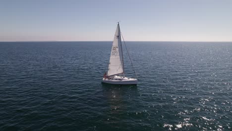 Sailing-Yacht-on-Sea-in-Denmark