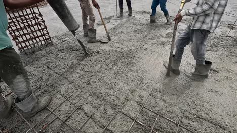 Concrete-is-being-poured-to-become-a-high-rise-building