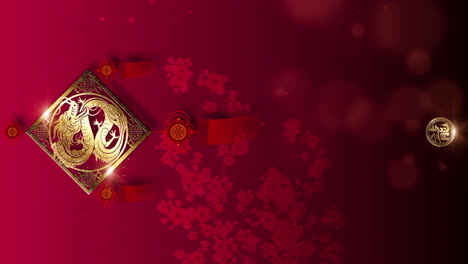 Hochformat:-Frohes-Chinesisches-Neujahr,-Jahr-Des-Drachen-Hintergrunddekoration,-Mit-Der-Chinesischen-Kalligraphie-„Heng“:-Mögen-Sie-Mehr-Wohlstand-Und-Ein-Frohes-Neues-Jahr-Erreichen
