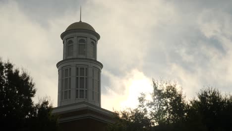 Dramatic-Sunrise-During-Autumn-at-Christopher-Newport-University-Campus-Slow-Motion