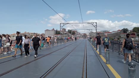Porto’s-Luís-I-Bridge-bridge-and-tram-tracks