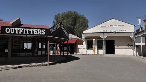 Old-Town-at-Kimberley-mine,-South-Africa-is-a-restored-outdoor-museum