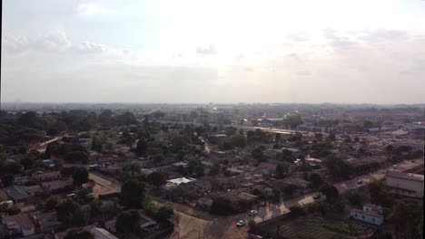 Drone-Video-of-Mbare-High-Density-Suburb-Township-In-Harare,-Zimbabwe