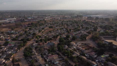 Drone-Video-of-Mbare-High-Density-Suburb-Township-In-Harare,-Zimbabwe