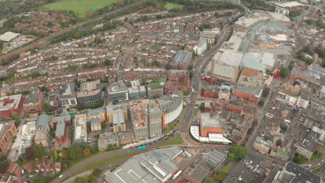 high-aerial-shot-over-central-Watford-town