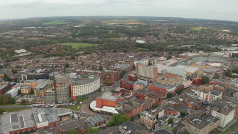 tight-circling-aerial-shot-over-central-Watford-town