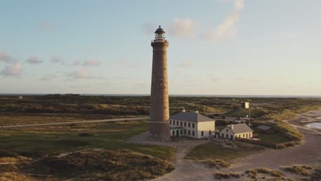 Leuchtturm-Von-Skagen-An-Der-Küste-Von-Skagen-In-Dänemark