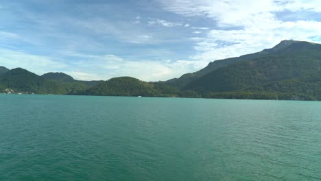 Green-Color-Water-of-Lake-Wolfgang-and-Mountains-Around-the-Lake