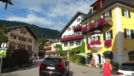 Austrians-Tyding-Up-Their-Shops-Around-Saint-Gilgen-Spa-Town