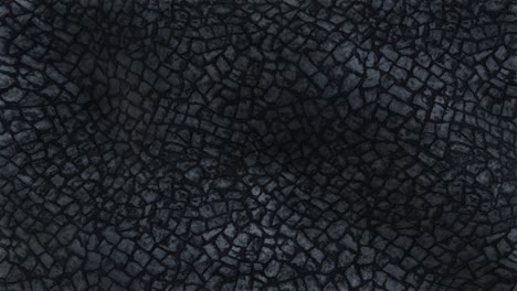 Texture-Of-Stone,-3D-Animation-Of-Black-Pattern