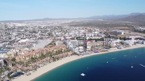 Ein-Schneller-Panoramablick-Auf-Den-Yachthafen-Von-Cabo-San-Lucas,-Baja-California-Sur