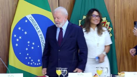 Rede-Von-Präsident-Luiz-Inácio-Lula-Da-Silva-Rede-In-Brasilien