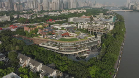 Luftaufnahme-Eines-Krankenhauses-In-Der-Stadt-Guangzhou