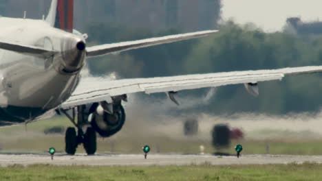 Distortion-from-Jet-Exhaust-as-Plane-Taxis-Down-Runway