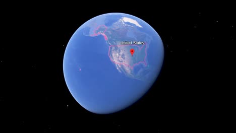 Vereinigte-Staaten-Earth-App-Animationsmedien,-Kartengrafiken-Video-USA