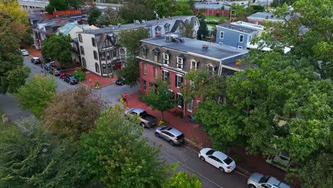 Historic-row-houses-in-downtown-American-city