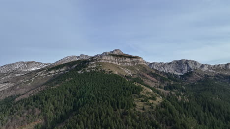 Alps-mountains-summer-sunny-day-aerial-shot-Villard-de-lans