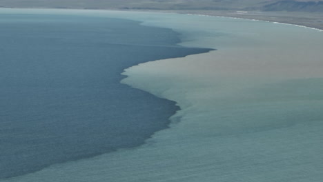 different-salt-water-contacting-in-north-Iceland-sea-Aerial-view