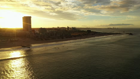 sunset-in-the-city-of-Port-Elizabeth-surfers-waiting-waves
