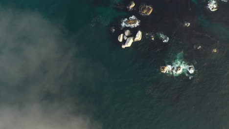 South-African-coastline-aerial-top-shot-over-the-ocean-coastline