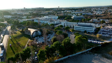Aerial-glimpse-of-Montpellier's-advanced-health-facilities.
