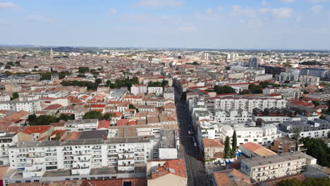 Luftaufnahme-Von-Montpellier-Mit-Darstellung-Seiner-Stadtlandschaft