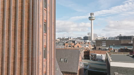 Vista-Desde-Arriba-De-Las-Intrincadas-Calles-Y-Joyas-Arquitectónicas-De-Liverpool.