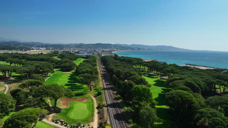 Mandelieu-Golf-from-above:-Pristine-fairways-meet-Mediterranean-beauty.