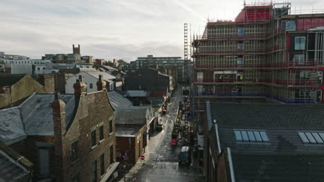 Aerial-glide-over-Liverpool's-desolate-streets:-city-serenity-captured.