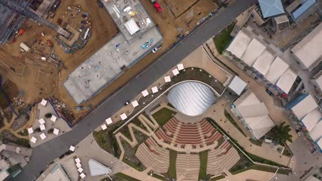 Drohnenüberflug-Einer-Baustelle-Neben-Der-Universität-Von-Kalifornien-In-San-Diego