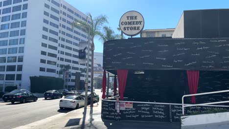 The-famous-Comedy-Store-on-Sunset-Boulevard-in-West-Hollywood,-California