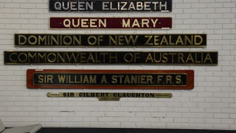 tilting-shot-of-royal-names-of-trains-plaques-in-the-National-Railway-Museum-In-York
