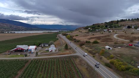 From-Above-in-British-Columbia-Okanagan:-Apple-Tree-Rows-Stretching-as-Far-as-the-Eye-Can-See