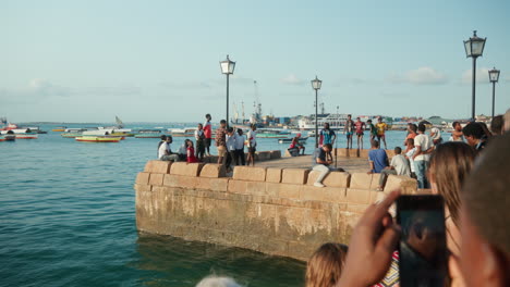 Daring-jump-off-a-Stone-Town-pier-into-the-sea
