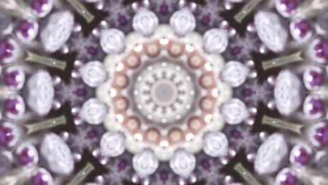 Heilige,-Sich-Ständig-Verändernde-Fraktale-Lotusblume,-Mehrfarbige-Blüte-–-Nahtlose-Schleife,-Meditation,-Kaleidoskop,-Musik,-VJ-Streaming-Hintergrund