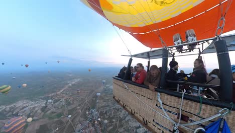 Ballonfahrt-über-Kappadokien,-Türkei